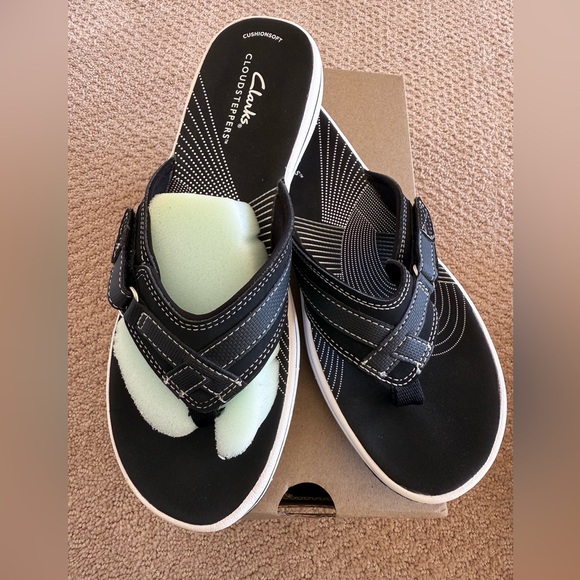 NEW Clark’s Cloudsteppers Breeze Sea Black 8M - Picture 3 of 4